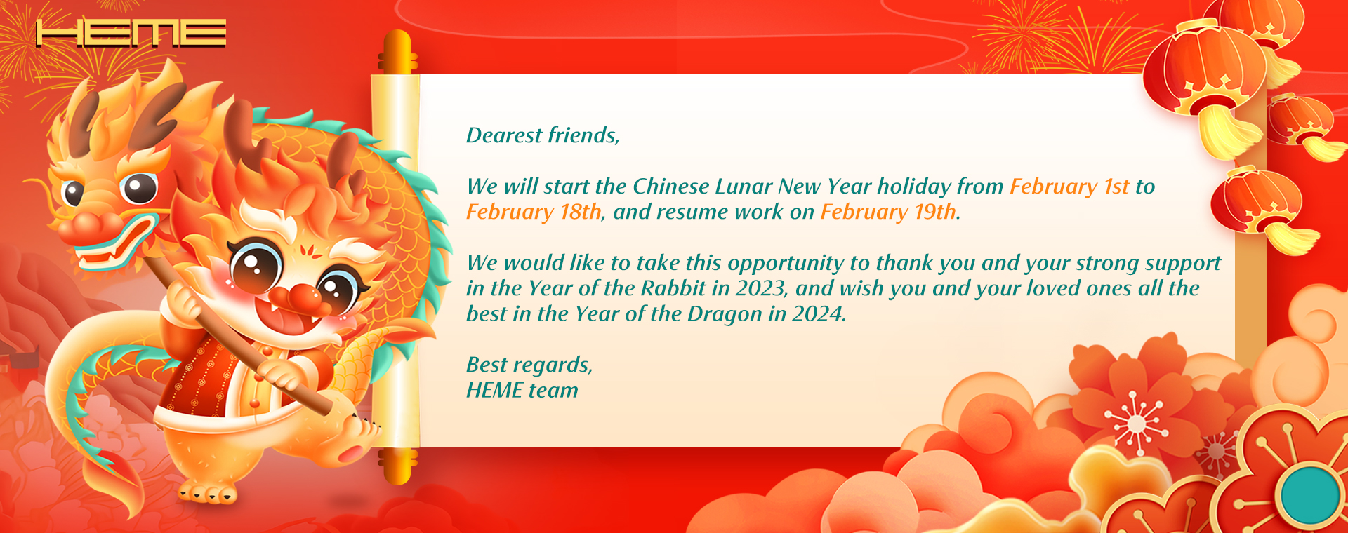 Holiday Notice
